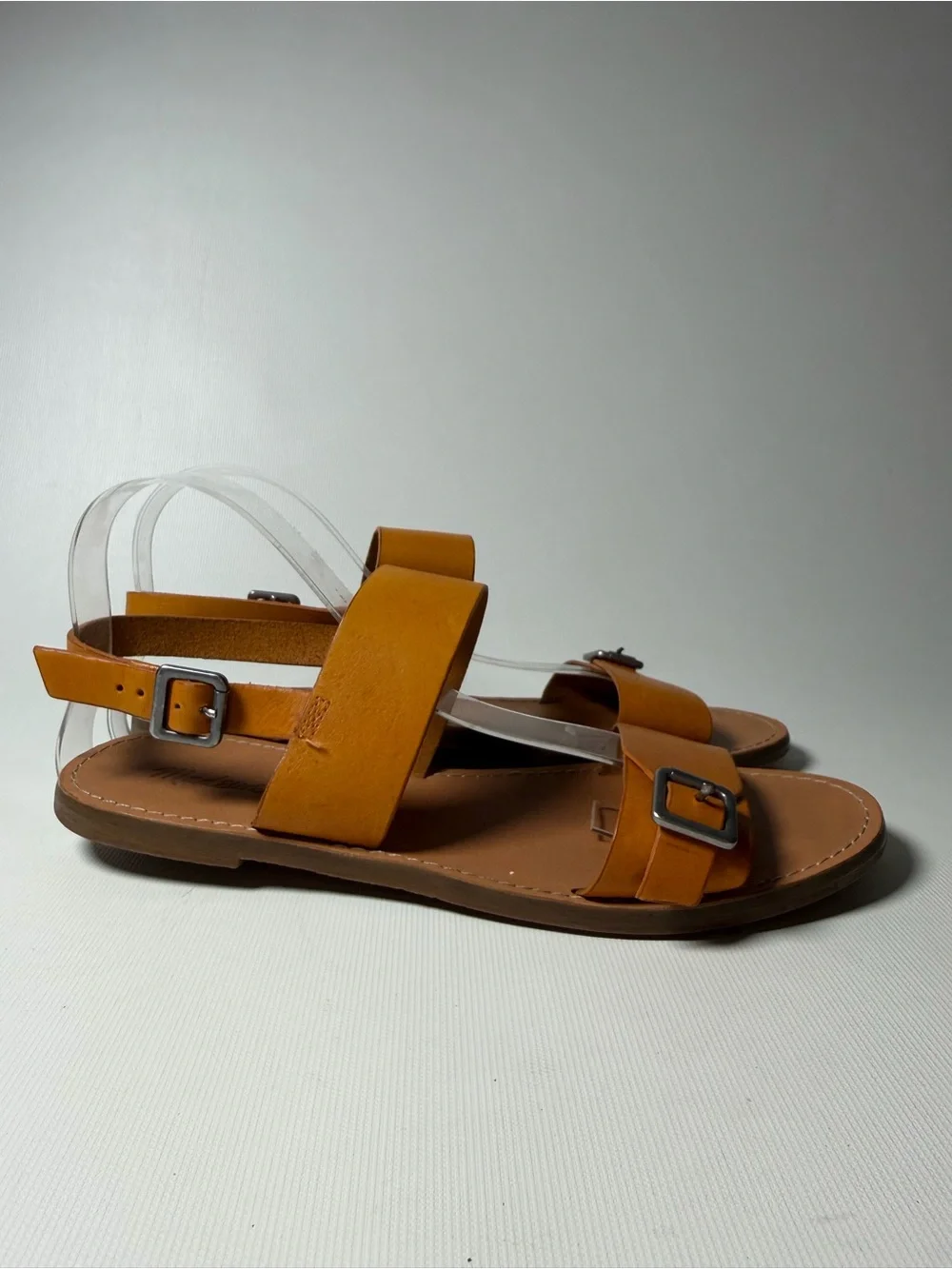 Madewell The Boardwalk Buckle Sandals - sz 9